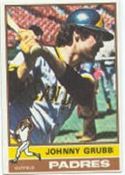 1976 Topps Baseball Cards      422     Johnny Grubb